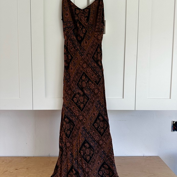 NWT Paige viejo dress - size 2 asymmetrical boho print dress - Picture 2 of 16